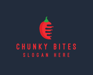 Red Chili Pepper logo design