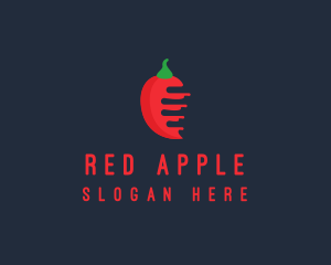 Red Mexican Chili logo design