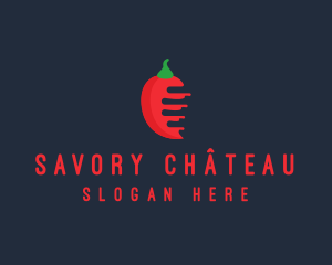 Red Chili Pepper logo design