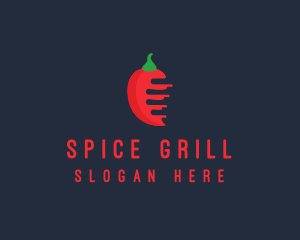 Red Chili Pepper logo design