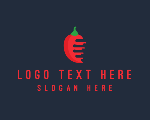 Red Vegetable logo example 3
