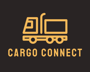 Cargo Trailer Truck  logo design