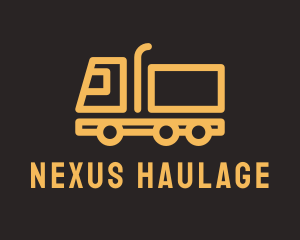 Cargo Trailer Truck  logo design