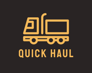 Cargo Trailer Truck  logo design