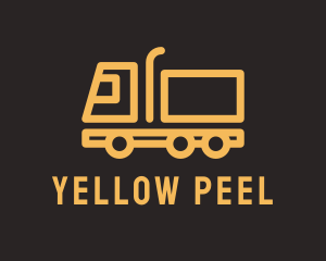 Cargo Trailer Truck  logo design