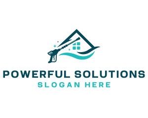 Home Cleaning Pressure Washer logo design