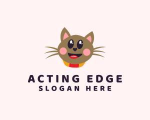 Pet Cat Veterinarian  logo design