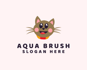 Pet Cat Veterinarian  logo design