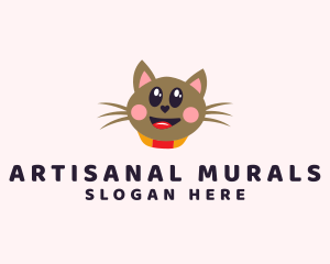 Pet Cat Veterinarian  logo design