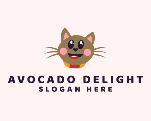 Pet Cat Veterinarian  logo design