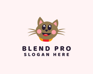 Pet Cat Veterinarian  logo design