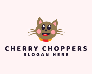 Pet Cat Veterinarian  logo design