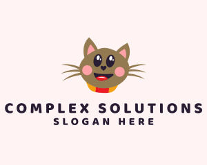 Pet Cat Veterinarian  logo design