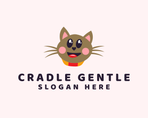 Pet Cat Veterinarian  logo design