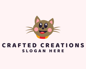 Pet Cat Veterinarian  logo design