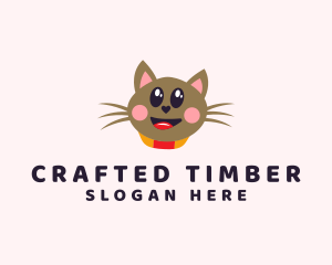 Pet Cat Veterinarian  logo design