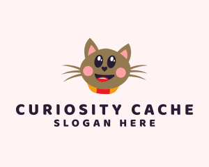 Pet Cat Veterinarian  logo design