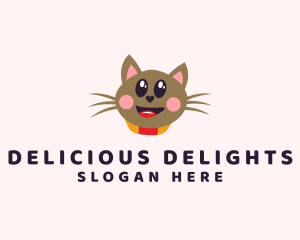 Pet Cat Veterinarian  logo design