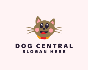 Pet Cat Veterinarian  logo design