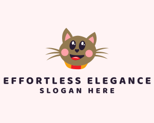 Pet Cat Veterinarian  logo design