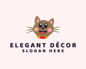 Pet Cat Veterinarian  logo design