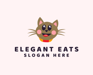 Pet Cat Veterinarian  logo design