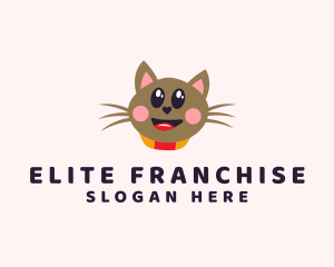 Pet Cat Veterinarian  logo design