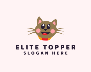 Pet Cat Veterinarian  logo design