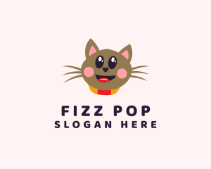 Pet Cat Veterinarian  logo design