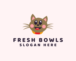 Pet Cat Veterinarian  logo design