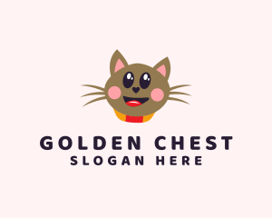 Pet Cat Veterinarian  logo design