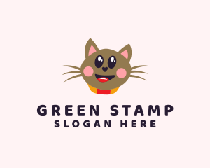 Pet Cat Veterinarian  logo design