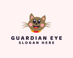 Pet Cat Veterinarian  logo design