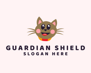 Pet Cat Veterinarian  logo design