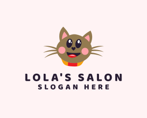 Pet Cat Veterinarian  logo design