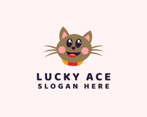 Pet Cat Veterinarian  logo design