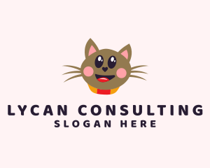 Pet Cat Veterinarian  logo design