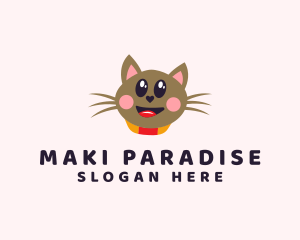 Pet Cat Veterinarian  logo design