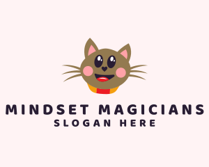 Pet Cat Veterinarian  logo design