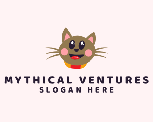 Pet Cat Veterinarian  logo design