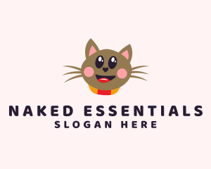 Pet Cat Veterinarian  logo design