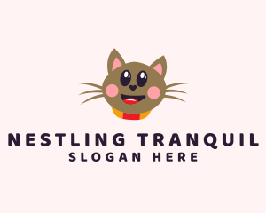 Pet Cat Veterinarian  logo design