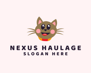 Pet Cat Veterinarian  logo design