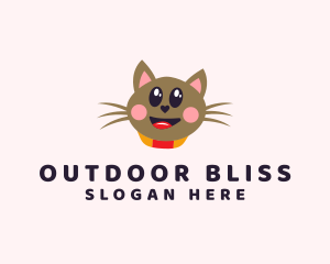 Pet Cat Veterinarian  logo design