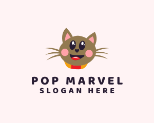 Pet Cat Veterinarian  logo design