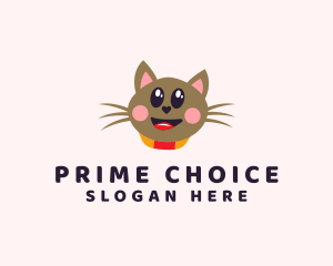 Pet Cat Veterinarian  logo design