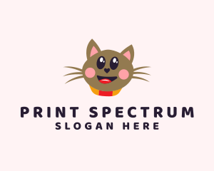 Pet Cat Veterinarian  logo design