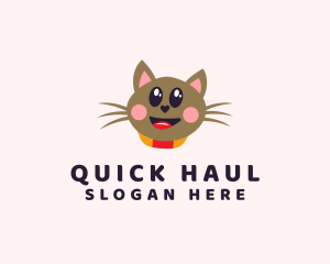 Pet Cat Veterinarian  logo design