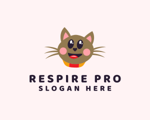 Pet Cat Veterinarian  logo design