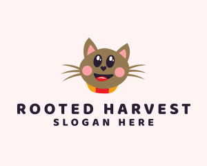 Pet Cat Veterinarian  logo design